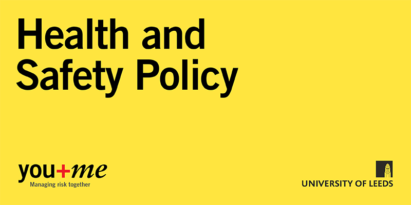 Health and Safety Policy front page