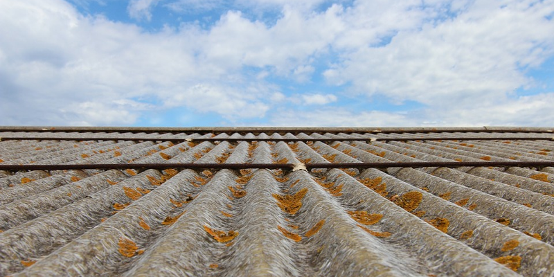 Asbestos roof