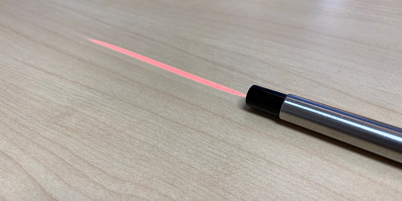 Image of working laser pointer