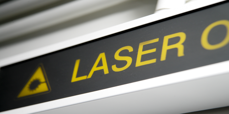 Image of Laser Operation sign